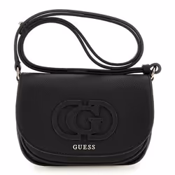 GUESS Sac à épaule noir pour femme - Calebra Mini Convertible Xbody Flap Bag 311340