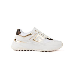 Basket Guess Femme Running Fonzi Blanc Synthétique