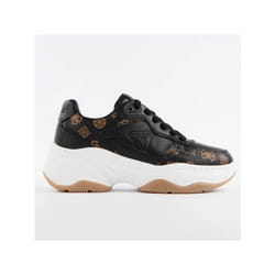 Basket Guess Femme Hapyy Noir Synthétique