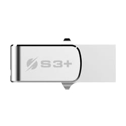 S3+ Pen Drive Steel lecteur USB flash 64 Go USB Type-A / USB Type-C 3.2 Gen 1 (3.1 Gen 1) Acier inoxydable