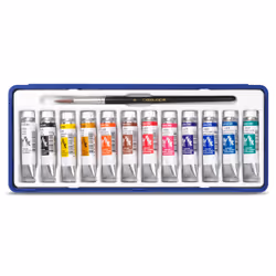 Caran d-Ache 2001.312 peinture à l'eau Multicolore 10 ml Tube 12 pièce(s)