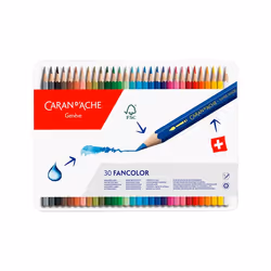 Caran d-Ache FANCOLOR, Doux, Multicolore, 30 pièce(s)