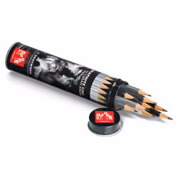Caran d-Ache Graphite Line, Noir, Gris, 15 pièce(s)