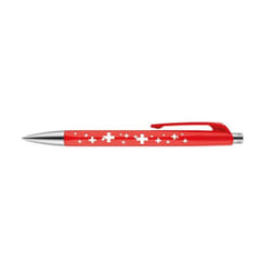 Caran d-Ache 888 Infinite Swiss Cross Bleu Stylo à bille rétractable avec clip 1 pièce(s)