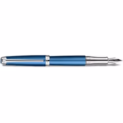 Caran d-Ache 4799.168, Bleu, Acier inoxydable, Système de remplissage cartouche, Or, Ambidextre, 1,37 cm, 184 mm