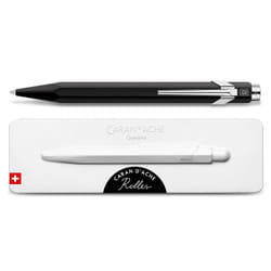 Caran d-Ache 846.509 stylo roller Stylo à bille retractable avec clip Noir 1 pièce(s)