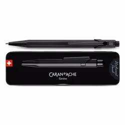 Caran d-Ache Black Code 849, Noir, Aluminium, Noir, HB, 0,7 mm, Hexagonal