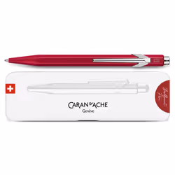 Caran d-Ache 849 COLORMAT-X, Clip, Stylo à bille rétractable avec clip, Rechargeable, Bleu, 1 pièce(s)
