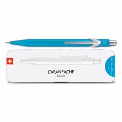 Caran d-Ache Porte-mine 849 COLORMAT-X Turquoise, Turquoise, Aluminium, Turquoise, HB, 0,7 mm, Hexagonal