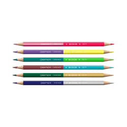 Caran d-Ache 1284.506 crayon de couleur Bleu, Marron, Or, Vert, Gris, Rose, Violet, Jaune 6 pièce(s)