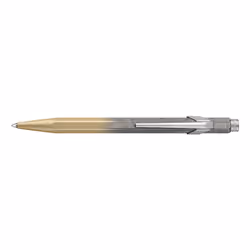 Caran d-Ache Cosmic Blue, Clip, Stylo à bille rétractable avec clip, Rechargeable, Noir, 1 pièce(s)