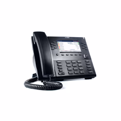 Mitel 80C00003AAA-A, Téléphone IP, Noir, Combiné filaire, Utilisateur, 24 lignes, LCD