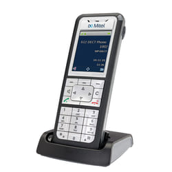 Mitel 612 Téléphone DECT Noir, Argent