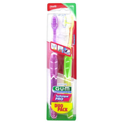 GUM Technique Pro Duo Pack 2 Brosses à Dents Souple 1525