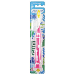 GUM Brosse à Dents Soft Junior 6 Ans et + 902 - Couleur : Rose