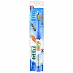 GUM Brosse à Dents Timer Light Junior 6+ 903 - Couleur : Bleu 1