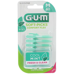 Gum Brossette Interdentaire Soft Picks Confort Flex Medium Menthe 40 unités