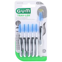 Brossettes Interdentaires-GUM Trav-Ler Brossettes Interdentaires Réutilisables 6 Unités (Taille : 1619 : 26 mm)