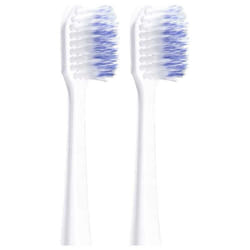 GUM Sonic Daily 2 Têtes de Brosse Souple 4110 - Couleur : Blanc