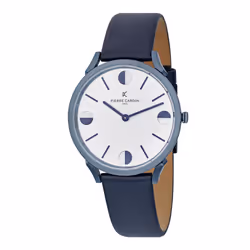 Montre Pierre Cardin Pigalle Half Moon Pour Mixte en Bleu - CPI.2009