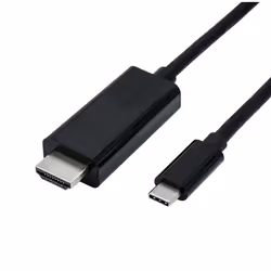 ROLINE 11045843, 5 m, USB Type-C, HDMI Type A (Standard), Mâle, Mâle, Droit