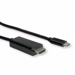 ROLINE 11045843 5 m USB Type-C HDMI Type A (Standard) Noir