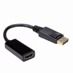 Value 12.99.3138, 0,15 m, DisplayPort, HDMI Type A (Standard), Mâle, Femelle, Or