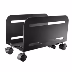 Value 17.99.1500, Panier multimédia, Noir, PC, 10 kg, 4 roue(s), 20,9 cm