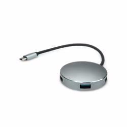 ROLINE 14.02.5036, USB 3.2 Gen 1 (3.1 Gen 1) Type-C, USB 3.2 Gen 1 (3.1 Gen 1) Type-C, 5000 Mbit/s, Noir, Acier inoxydable, A ...