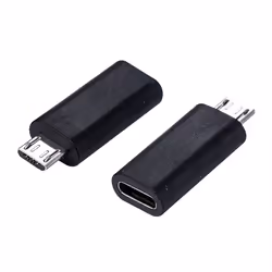 VALUE 12.99.3192 changeur de genre de câble Micro-USB B USB-C Noir - Vue supplémentaire 2