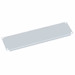 Value 26.99.0297, Panneau plein, Gris, Métal, 3U, 48,3 cm (19")