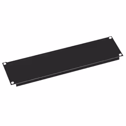 Value 26.99.0300, Panneau caché, Noir, Métal, 3U, 48,3 cm (19")