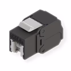 ROLINE 21.17.0320, RJ45, Noir, Gris, Femelle, Droit, Cat6a, Or