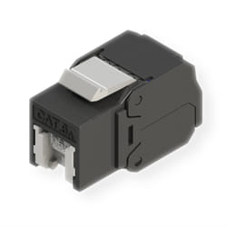 ROLINE 21.17.0320 connecteur de fils RJ45 Noir, Gris