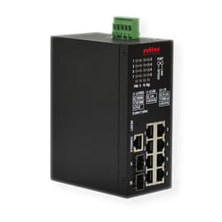 ROLINE 21.13.1137 commutateur réseau Géré L2 Gigabit Ethernet (10/100/1000) Connexion Ethernet, supportant l'alimentation via ce port (PoE) Noir