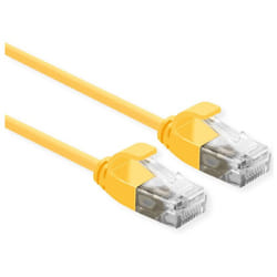 ROLINE 21.15.3920 câble de réseau Jaune 0,15 m Cat6a U/UTP (UTP)