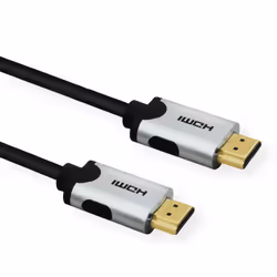 Value 11.99.5940, 1 m, HDMI Type A (Standard), HDMI Type A (Standard), Compatibilité 3D, Noir