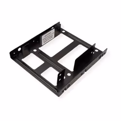 ROLINE 16.01.3008 Obturateur de baie de lecteur 2,5/3,5" Plateau de stockage de disques Noir