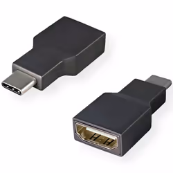 ROLINE 12.03.3224 adaptateur graphique USB 3840 x 2160 pixels Noir