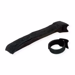 Value 25.99.5240, Attache-câbles à crochets et à boucles, Noir, 150 mm, 20 pièce(s)
