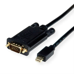 ROLINE 04/11/5975 1 m Mini DisplayPort VGA (D-Sub) Noir