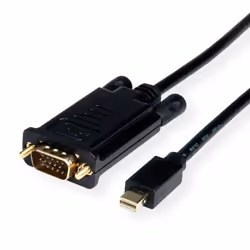 ROLINE 11045979, 5 m, Mini DisplayPort, VGA (D-Sub), Mâle, Mâle, Droit