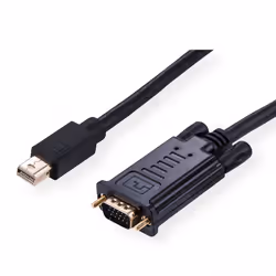 ROLINE 11045979 5 m Mini DisplayPort VGA (D-Sub) Noir