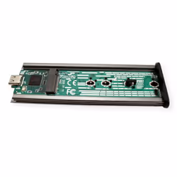 ROLINE 16.01.4147 Boîtier de disques de stockage Enceinte ssd Aluminium, Noir M.2