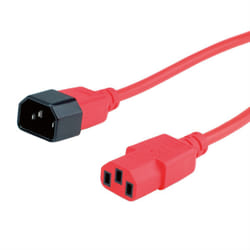 ROLINE 19.08.1531 câble électrique Rouge 3 m IEC 320