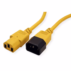 ROLINE 19.08.1532 câble électrique Jaune 3 m IEC 320