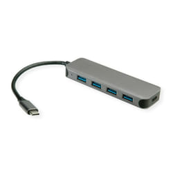 Value 14.99.5038 hub & concentrateur USB 3.2 Gen 1 (3.1 Gen 1) Type-C 5000 Mbit/s Gris