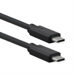 ROLINE 11.02.9071 Câble USB USB-C USB 3.2 Gen 2 1 m Noir