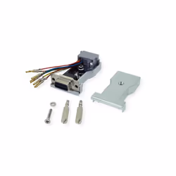 Secomp 12.03.7529, Série, RJ-45, Femelle, Gris, Femelle, Femelle