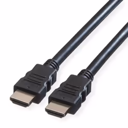 ROLINE 11.44.5571, 1 m, HDMI Type A (Standard), HDMI Type A (Standard), Compatibilité 3D, Noir